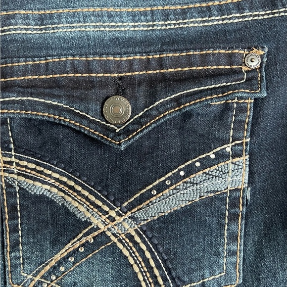WallFlower Luscious Curvy Bootcut Jeans for Women Mid-Rise  Stretch Denim Sz 24S - Picture 9 of 11